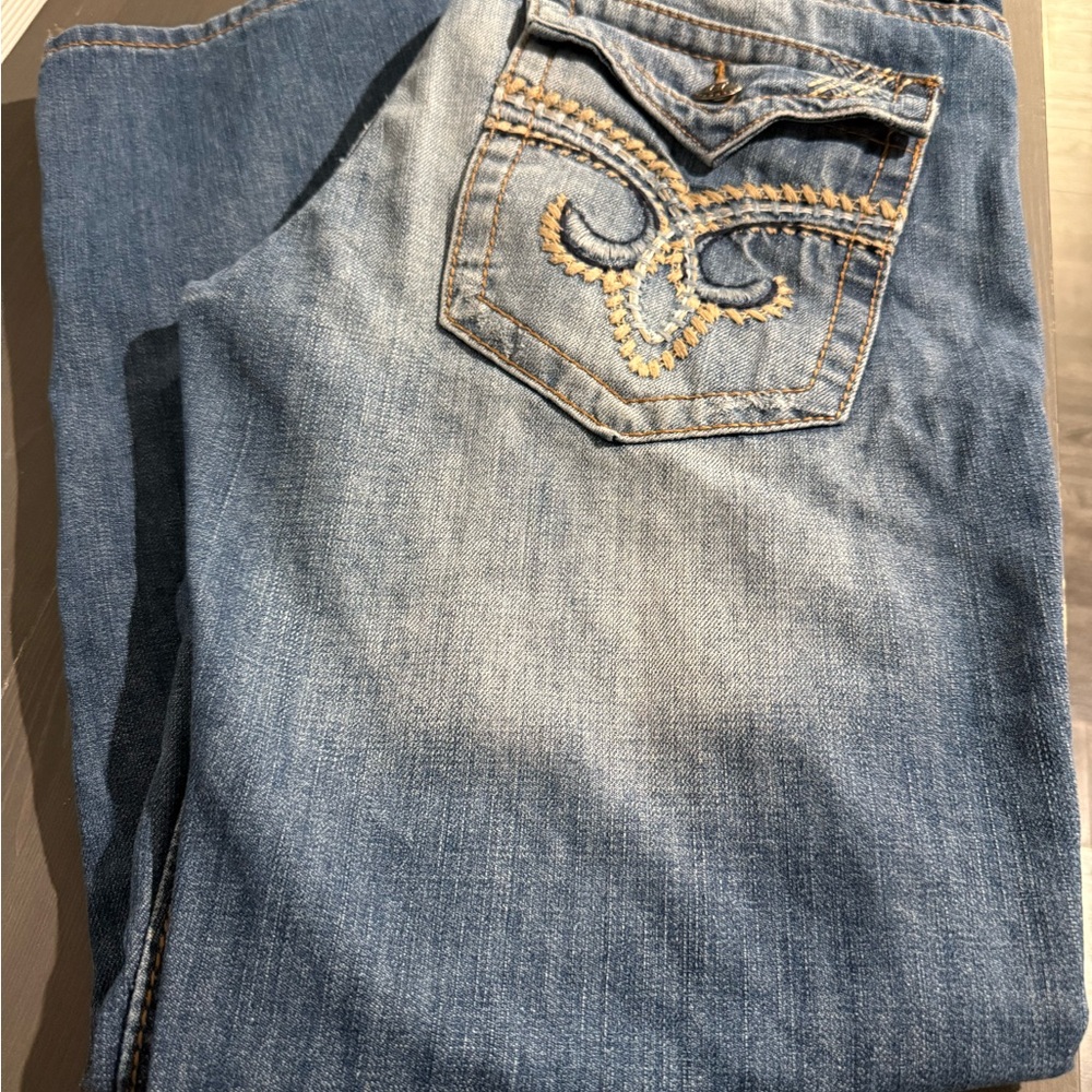 Decree Slim Straight Blue Jeans